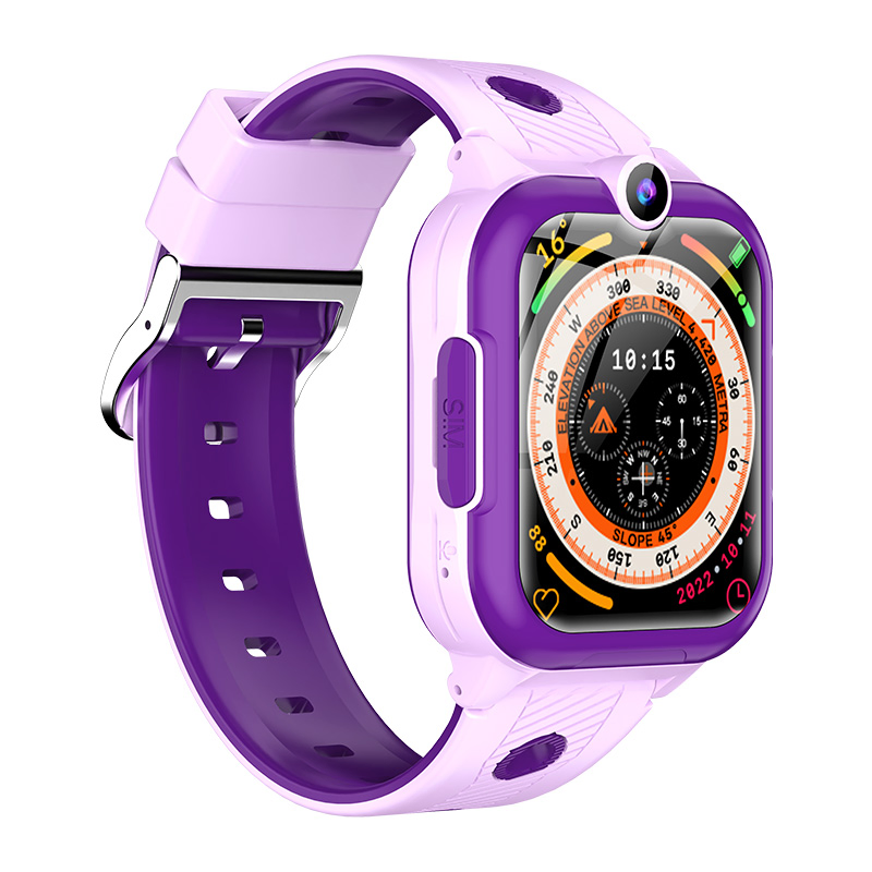 Wholesale 4G China manufacture IP67 waterproof custom smart GPS tracker watch with live map monitoring SOS panic button realtime Google Map location D36C