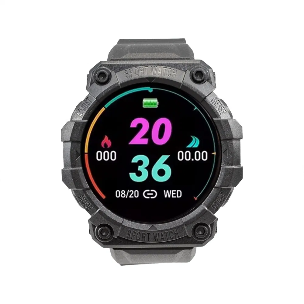 New Round Waterproof Heart Rate and Blood Pressure Monitor Activity Tracking Smart Bracelet