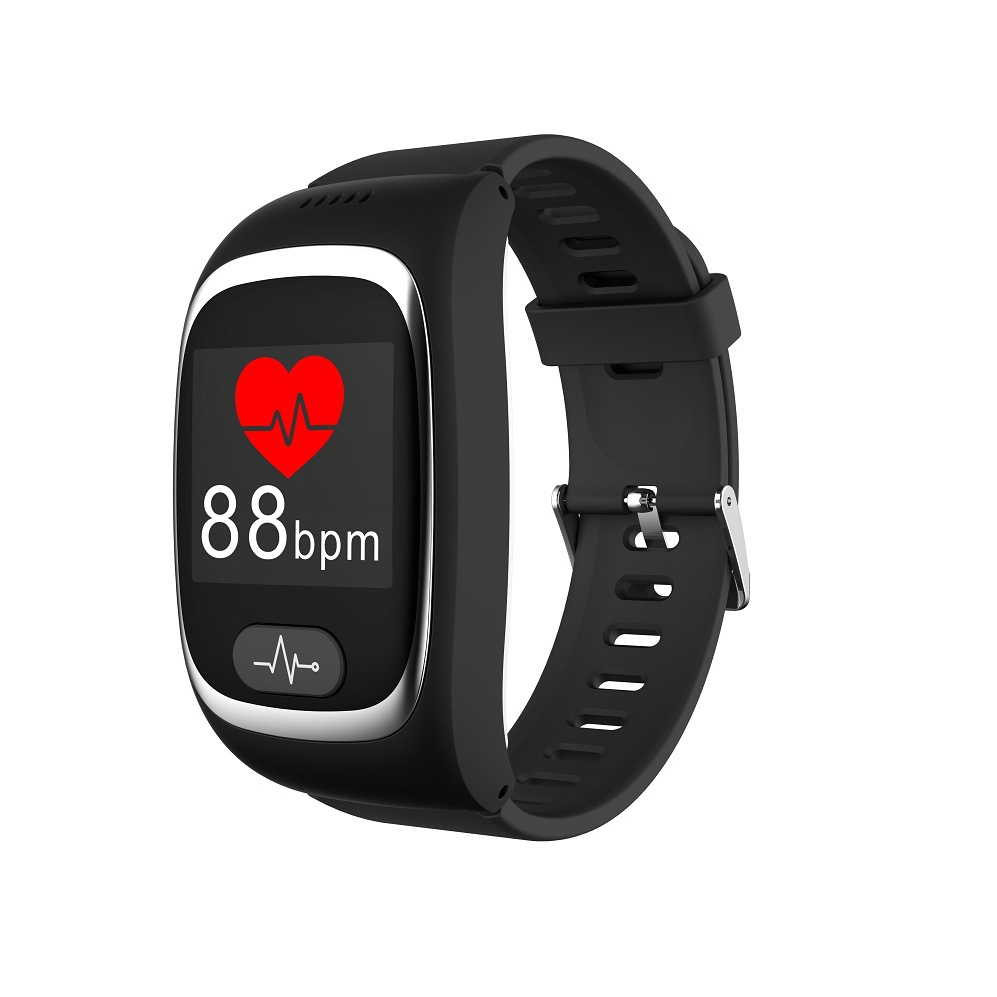 Fall Alert Heart Rate Health Sos GPS Smart Watch Elderly Men Women