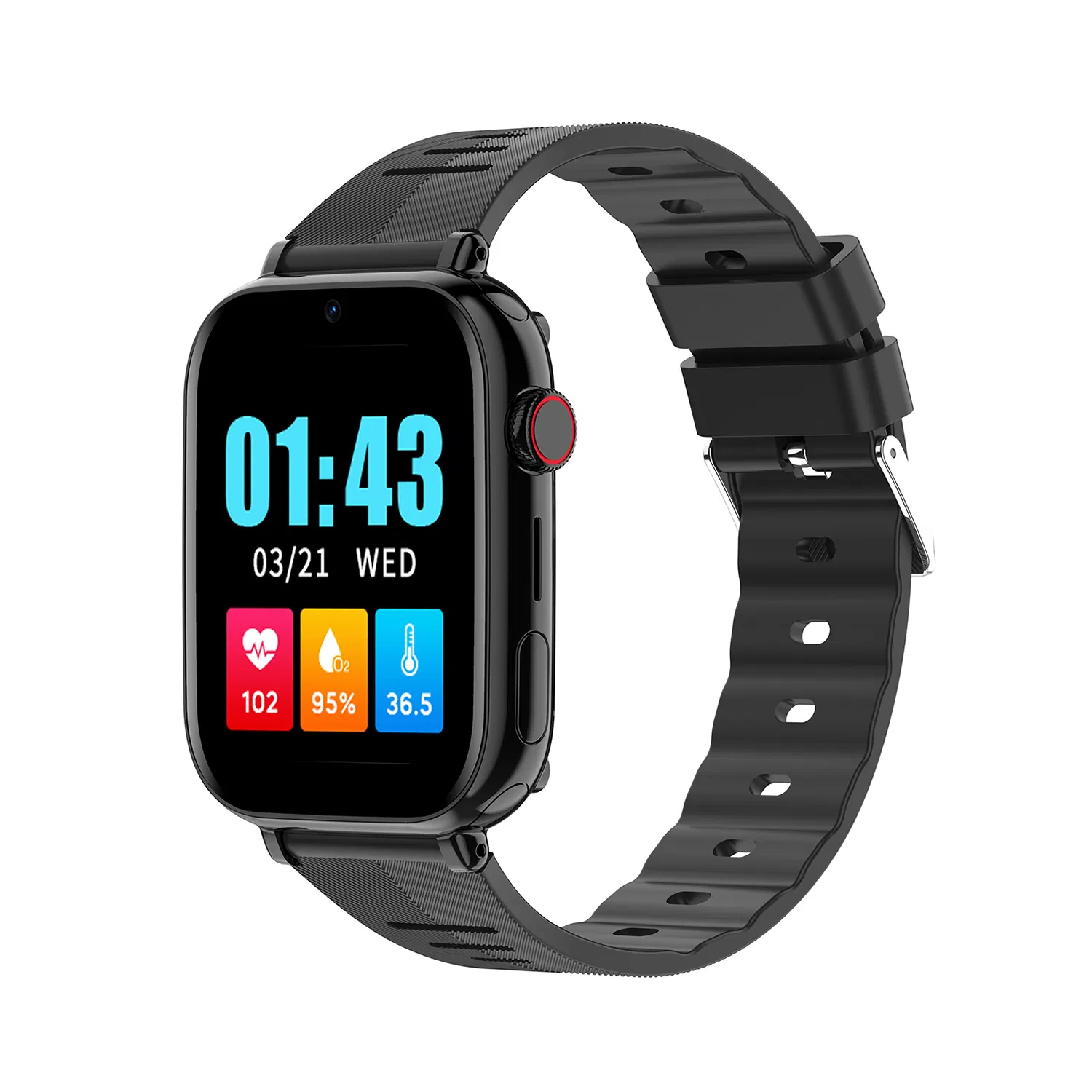 4G IP67 Waterproof Healthcare Senior smart GPS Watch with Fall down detection for Father's Day D44U