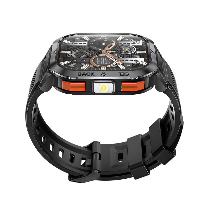 2024 New Model Custom OEM Man Men Boys Outdoor Sports Touch Screen Reloj Inteligente Heart Rate Android Health Monitoring S50 Compass Smart Watch Watches