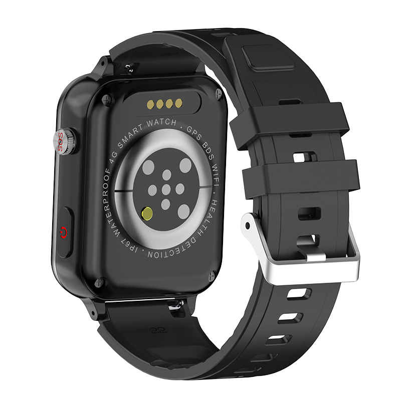 OEM Anti-Fall GPS Smart Watch Video Camera for Elderly with Health Monitoring Support Sdk Protocol Custom