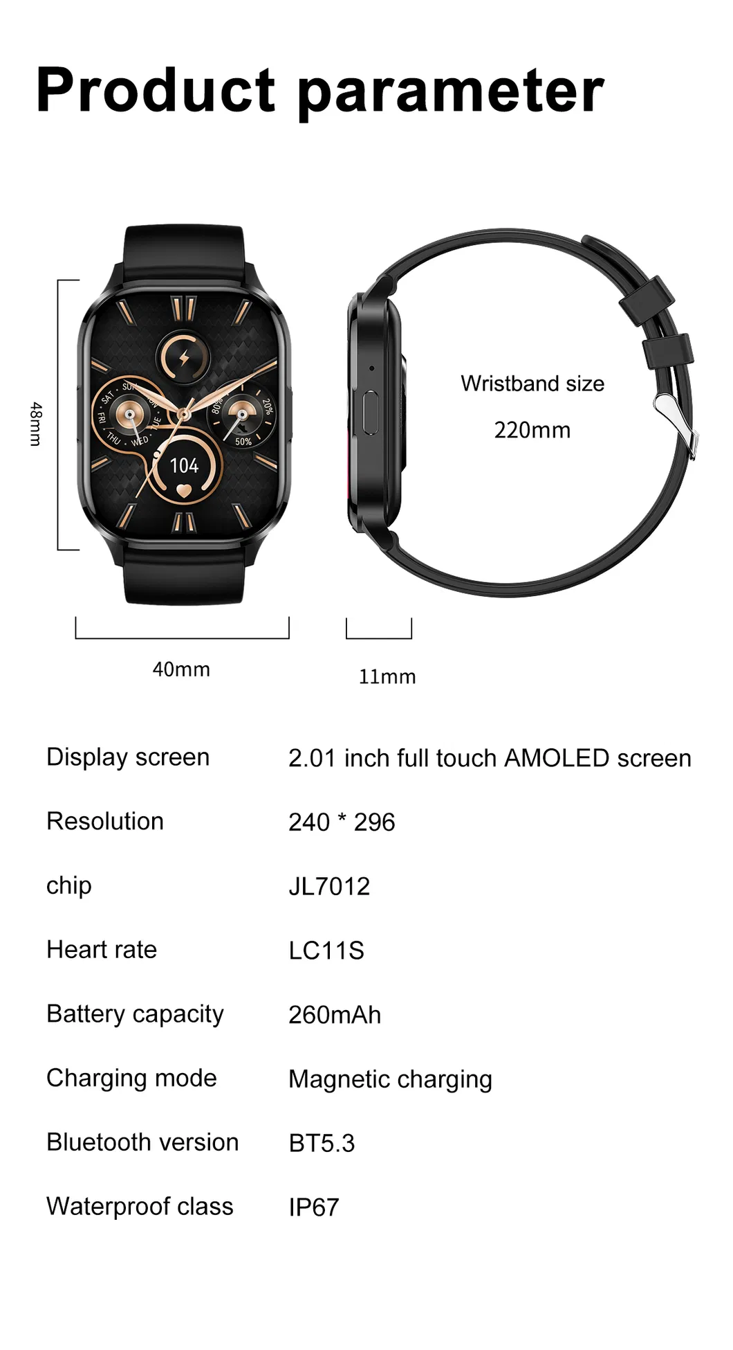 Smart Watch Display 10