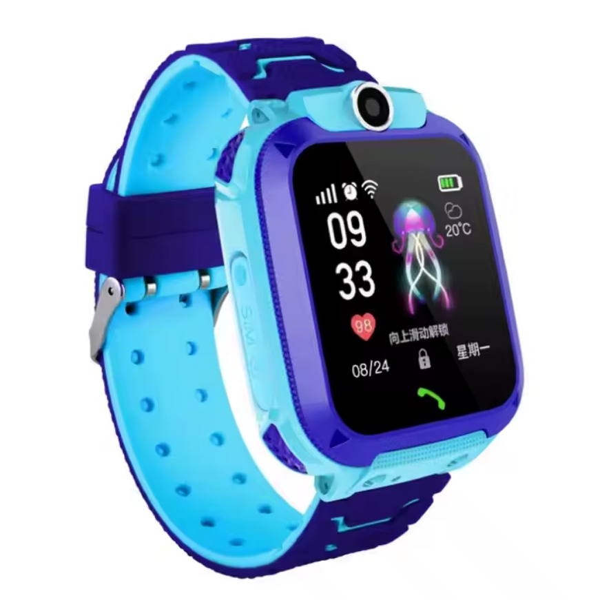 Child Anti-Lost Sos Call GSM Lbs Location Q12 Kids Smart Watch