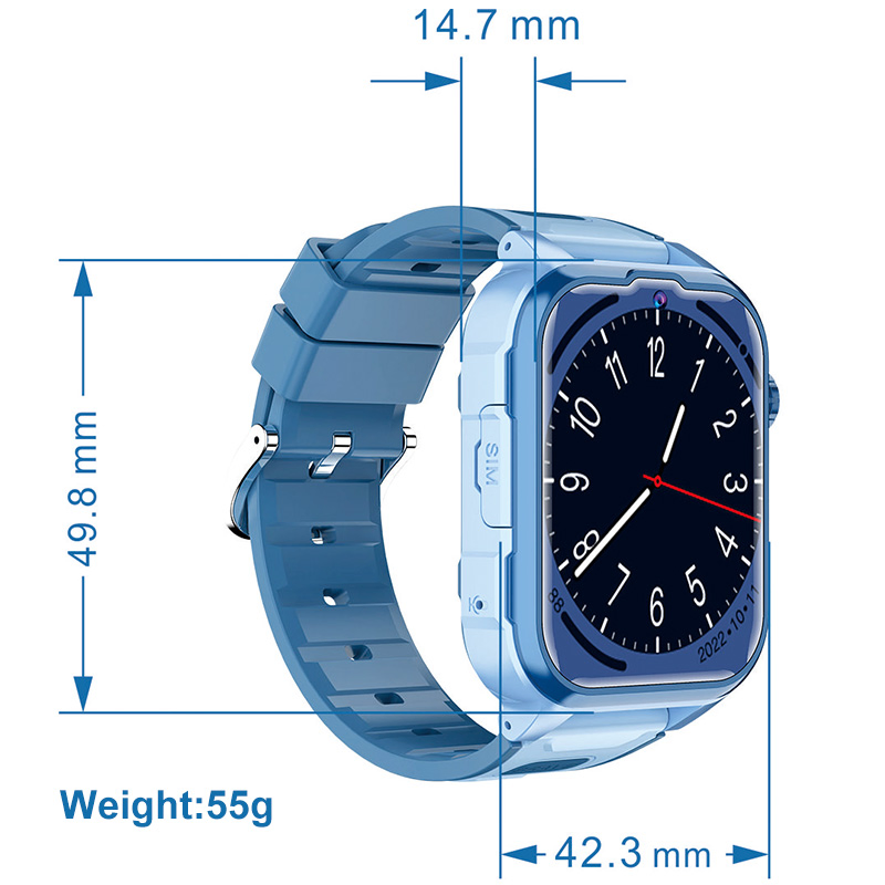 New China 4G IP67 waterproof promotion gift child GPS tracker smart watch with SOS panic button D35P