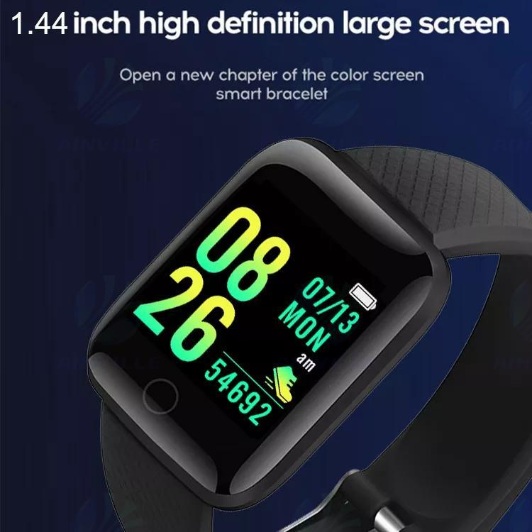 Hot Sale Heart Rate Blood Pressure and Oxygen Monitoring 116s Smart Watch for Health Tracking