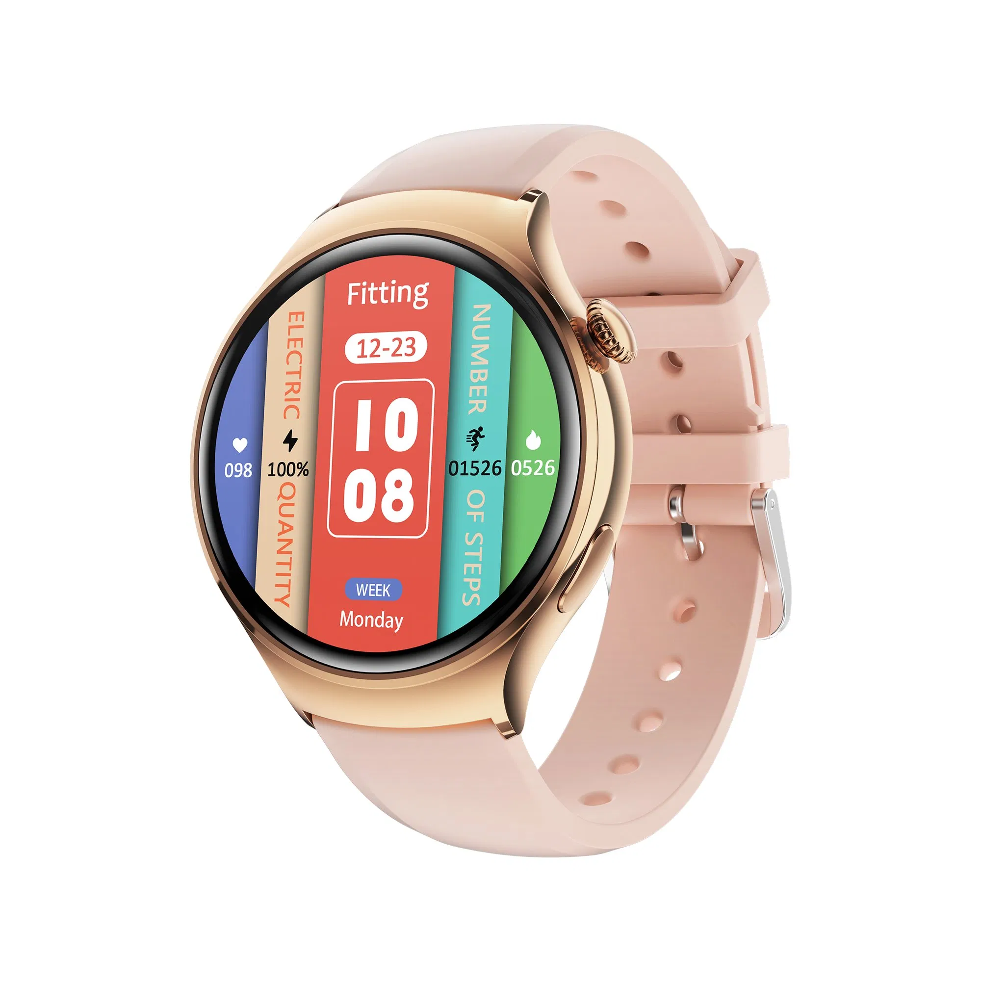 Android Ios Phone Smart Watch Blood Glucose Monitoring ECG Smart Watch with Temperature Blood Pressure Oxygen Fitness Tracker Health