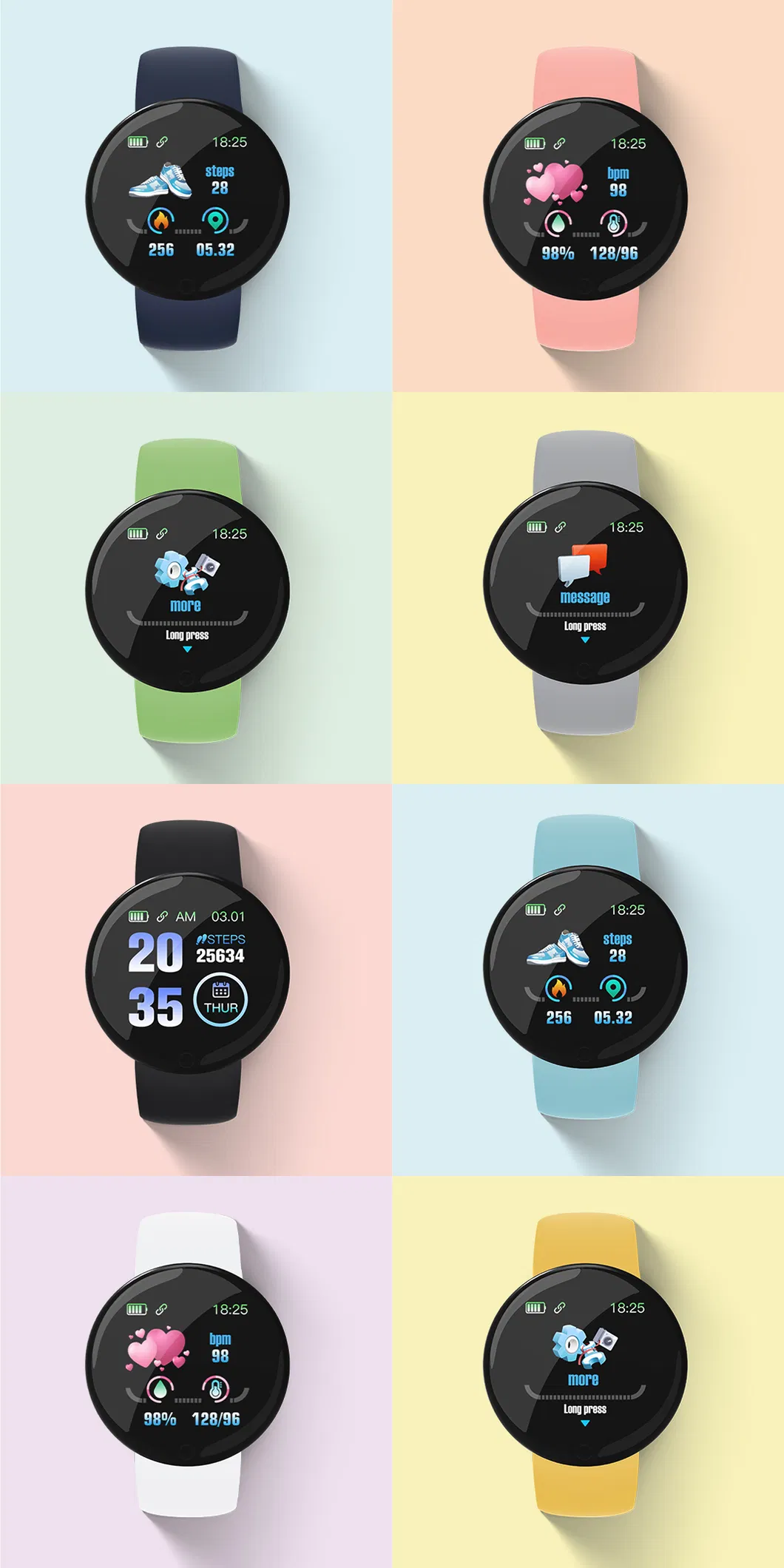 D18s Smart Watch Functions