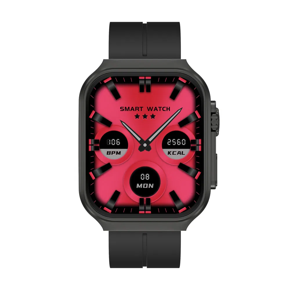 Waterproof Smartwatch for Fitness Tracking and Heart Rate Monitoring