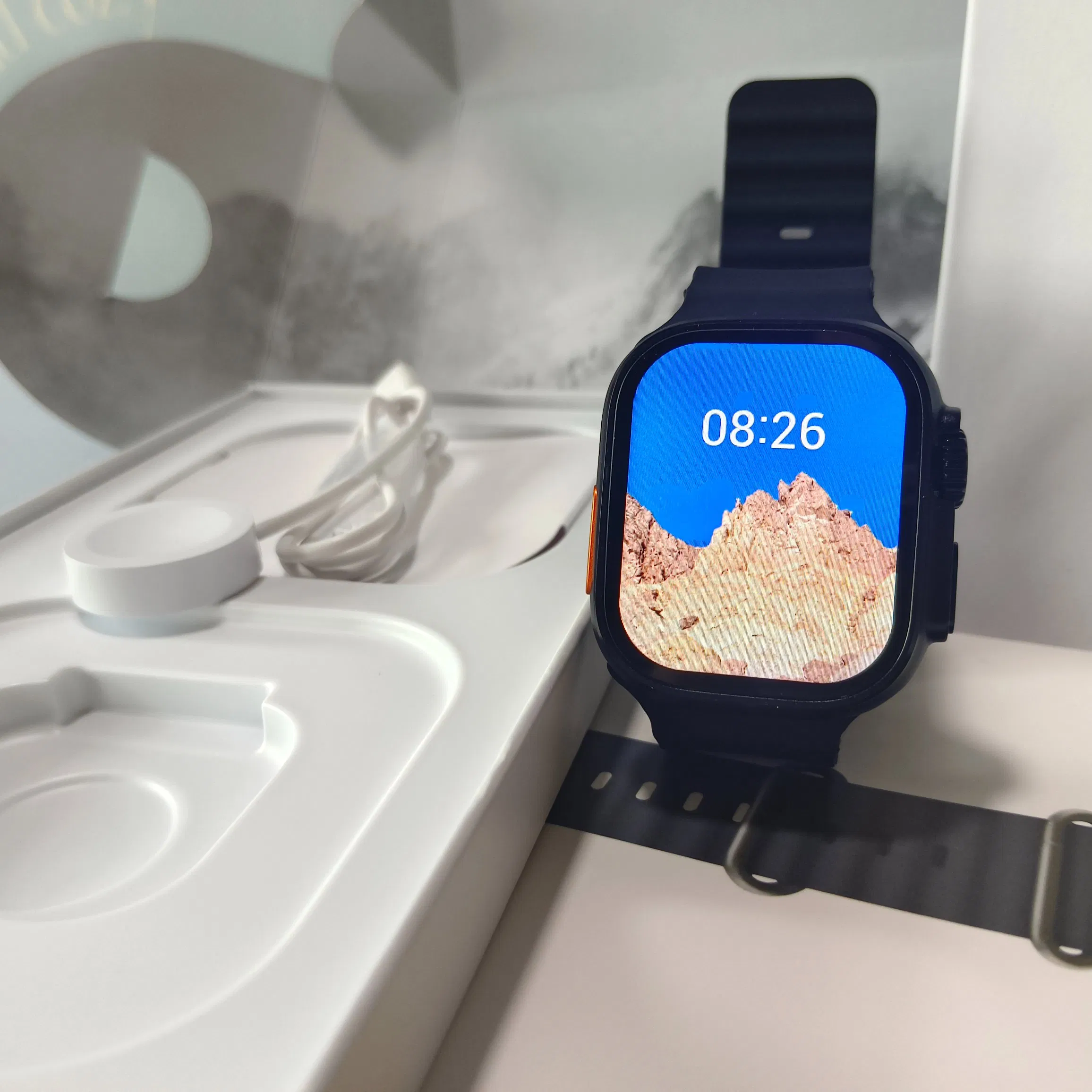 1: 1 Precise Replica Ultra 2 Dynamic Island Supporting Simultaneous Blood Pressure Oxygen and Smartwatch Heart Rate &amp; ECG Monitoring and Other Functions