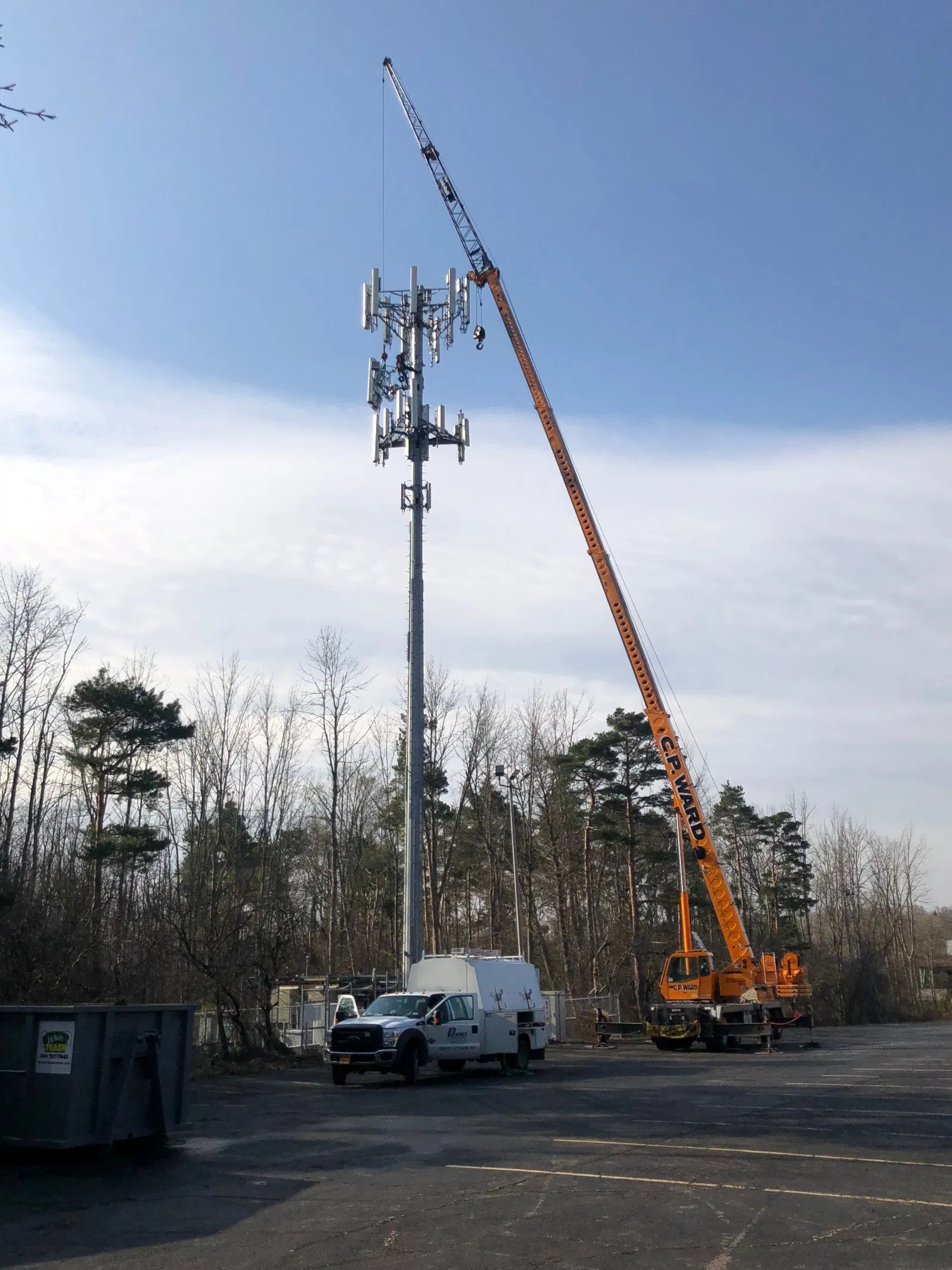 Free Standing Steel WiFi Telecom Communication Cellular Monopole Tube Telecommunication Tower