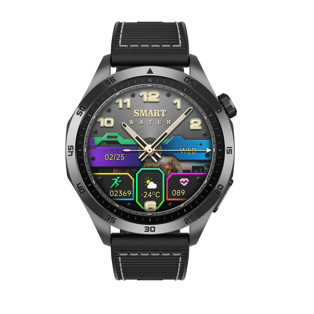 Top quality China factory IP68 waterproof senior healthcare smart bluetooth watch with heart rate blood pressure blood oxygen blood glucose moitor E485