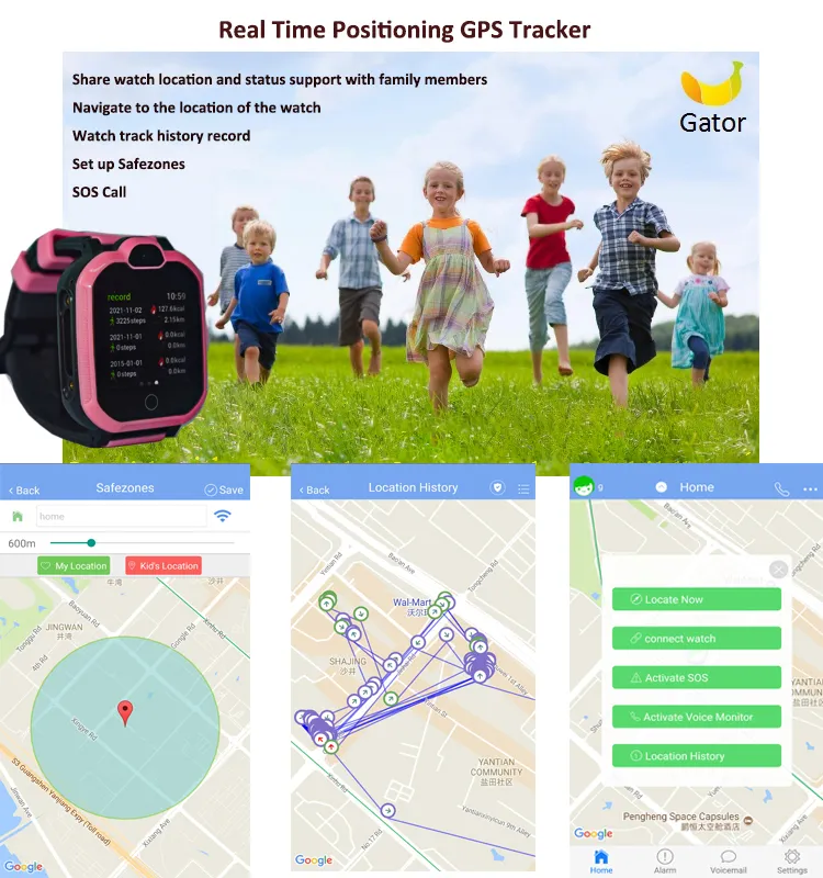 Kids GPS Tracker Watch 3