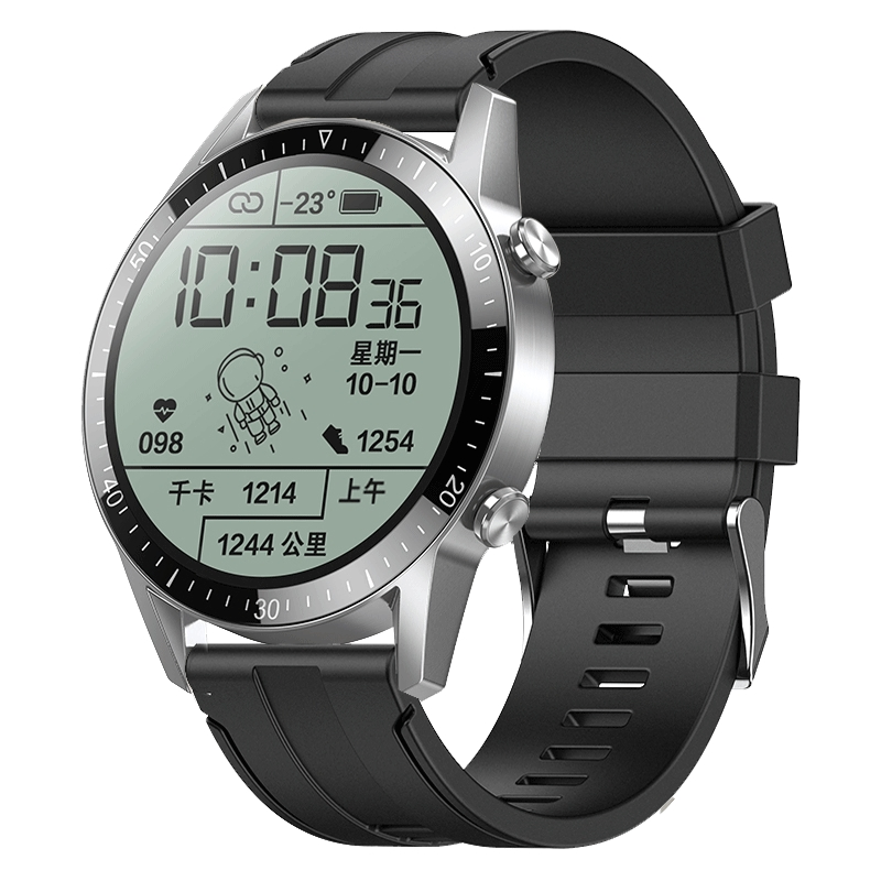 Advanced Smartwatch for Heart Rate Tracking and Step Counting Capabilities