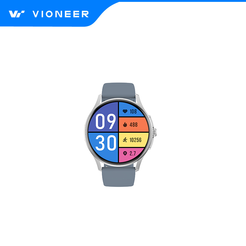 Vioneer ECG PPG SpO2 Heart Rate Blood Pressure Respiratory Training Multiple Sports Monitoring Bluetooth Smart Watch E03