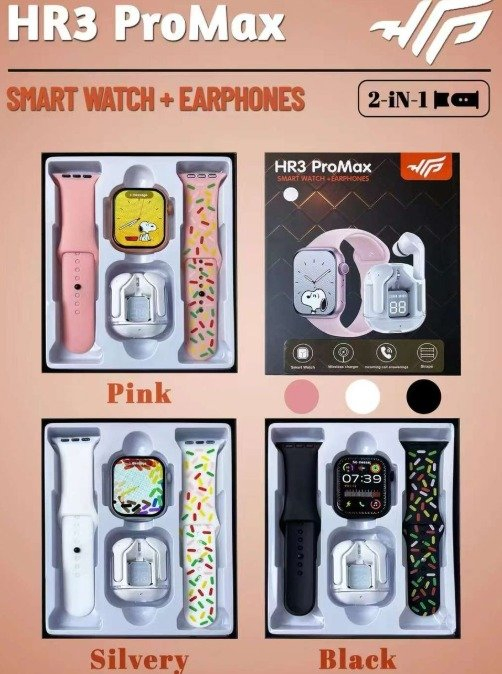 Hr3 PRO Max Smartwatch Heart Rate Blood Oxygen Sleep Monitoring Fitness Tracker Smart Watch New Smart Electronic Heart Rate Monitor Bluetooth T900 Ultra