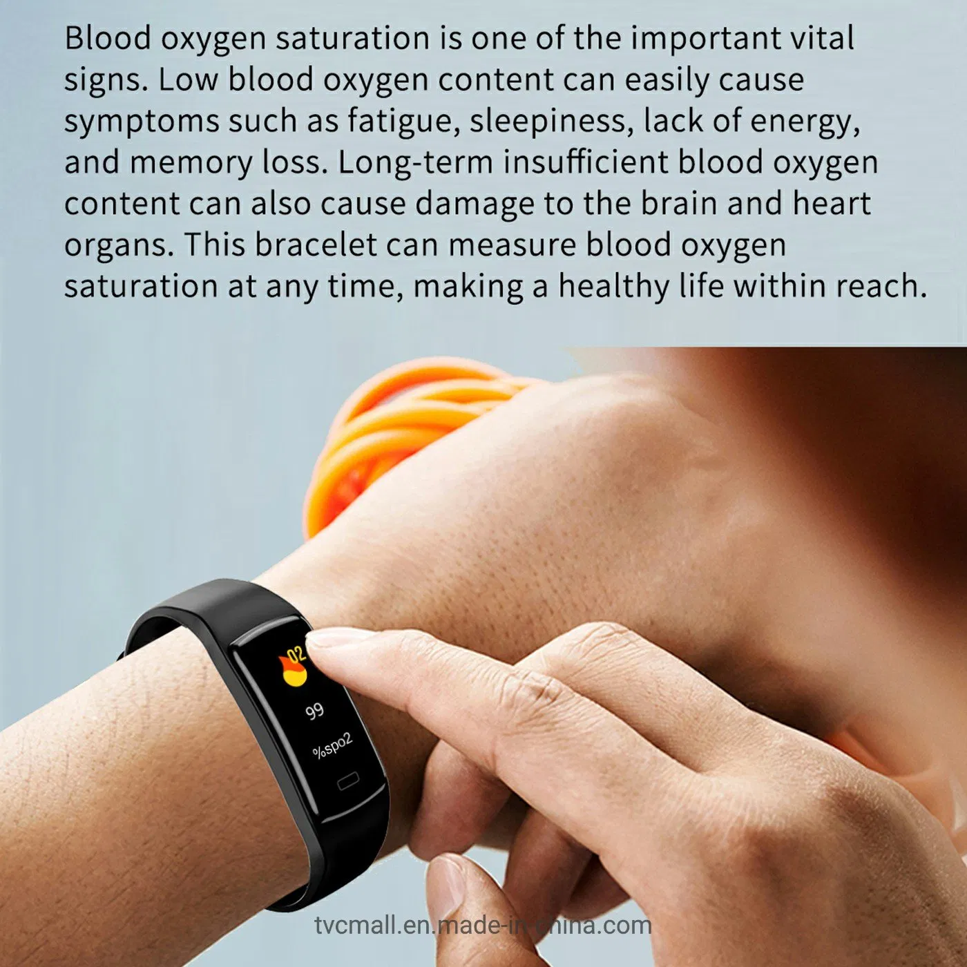 H01c 0.96 Inch Color Screen Smart Watch IP67 Waterproof Health Watch Sports Bracelet with Blood Pressure/Heart Rate/Sleep Monitoring for Fitness - Black