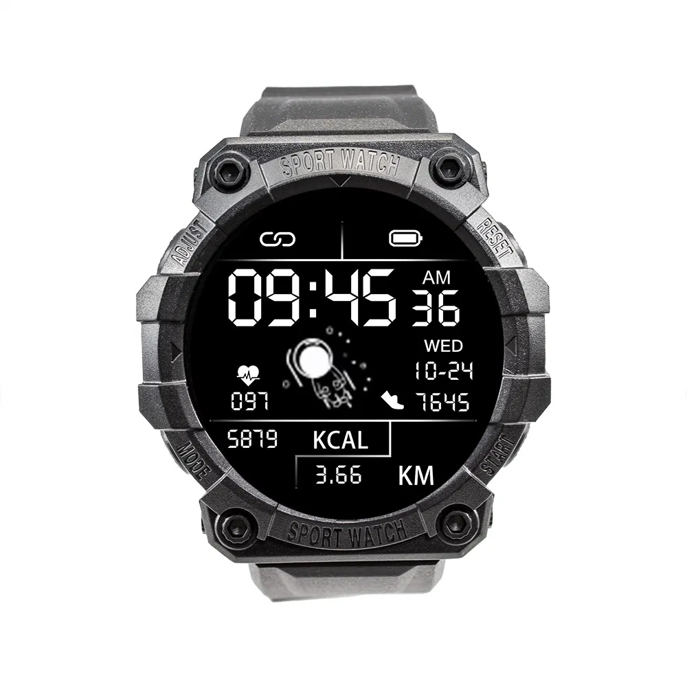 New Round Waterproof Heart Rate and Blood Pressure Monitor Activity Tracking Smart Bracelet