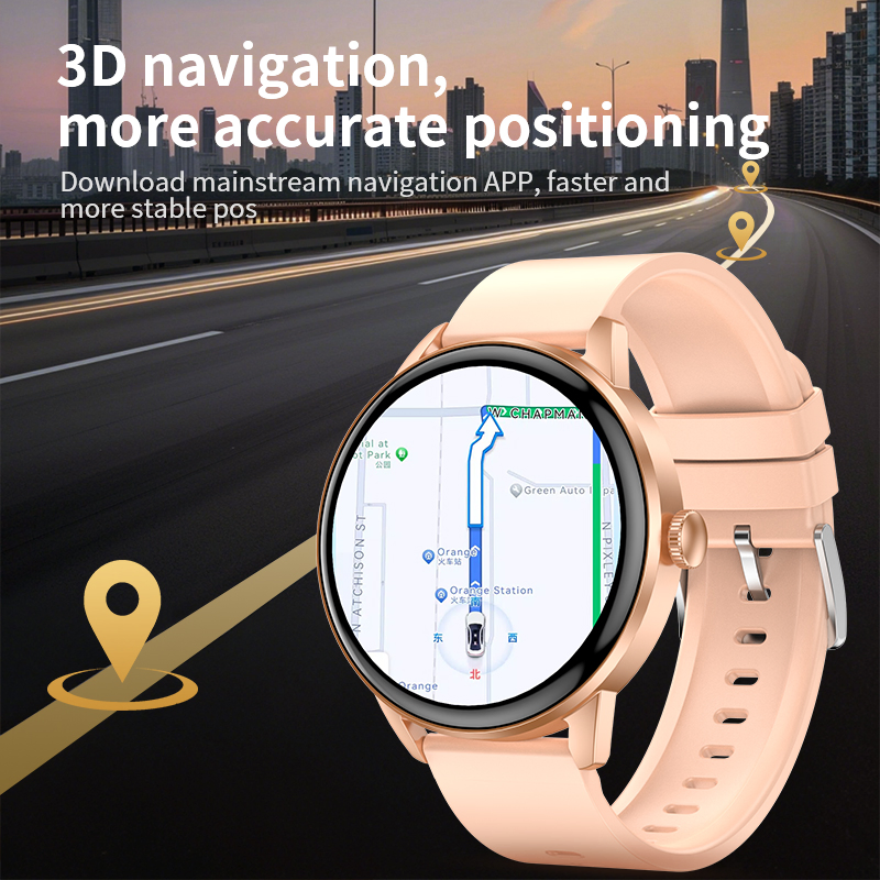 Luxury Smart Watch Quick Whatsapp Reply 4G Memory Amoled Screen Connectivity Local Music Playback Magnetic Answer Calls
