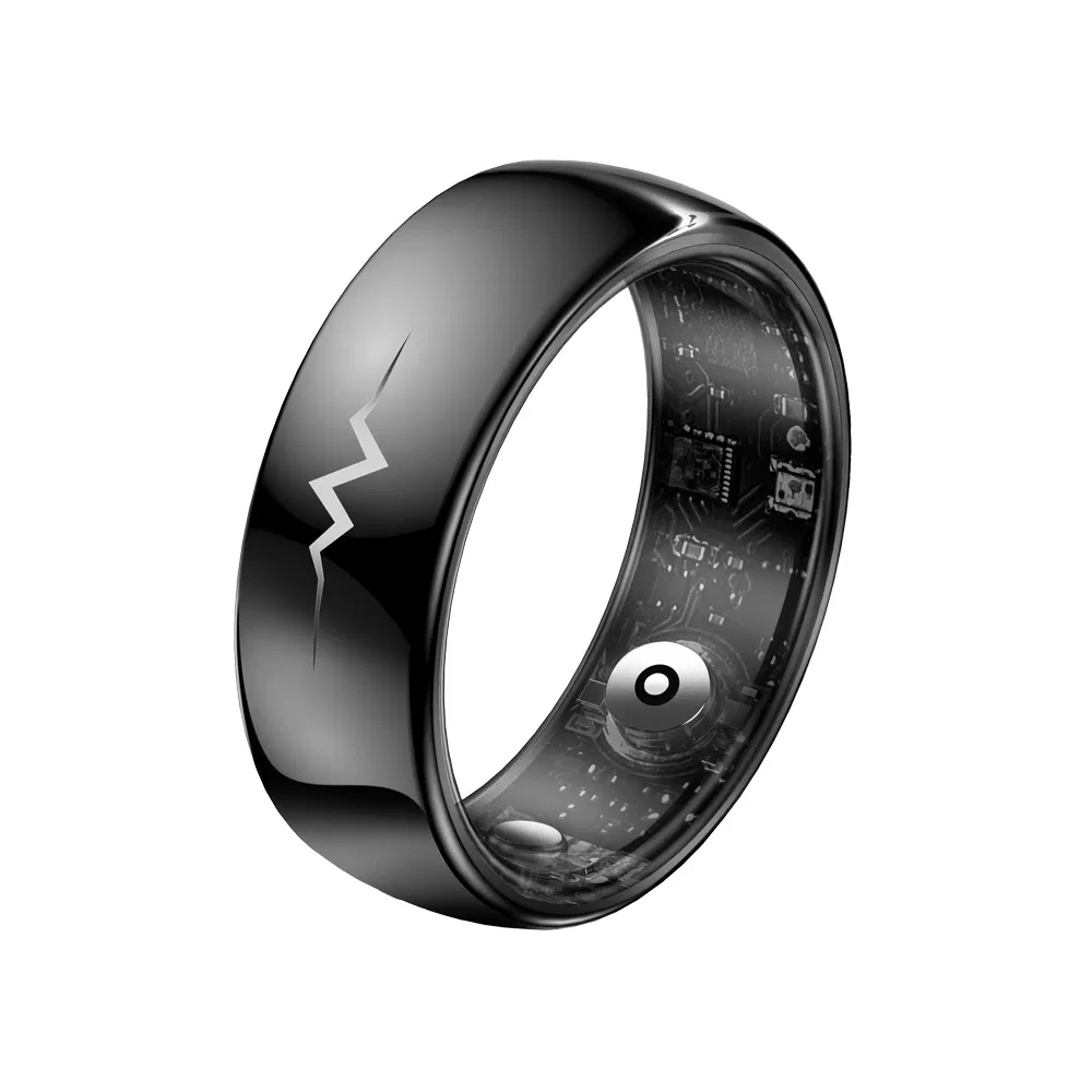 Long battery life 5ATM waterproof elderly smart bluetooth ring with ECG PPG blood pressure blood sugar sleep monitoring for senior T520