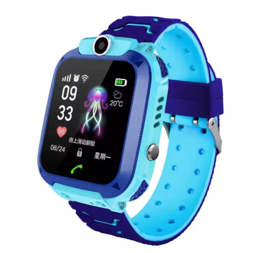 Sos Antil-Lost SIM Card Clock Call Location Tracker Waterproof Q12 Kids Smartwatch