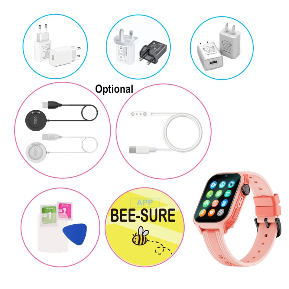 New developed 4G China manufacture IP67 waterproof personal security smart GPS tracker watch with SOS panic button pedometer sleep monitoring D36C