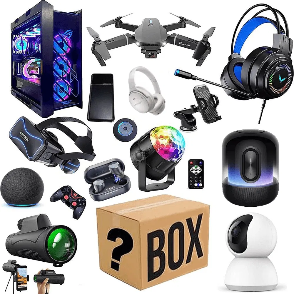 Shein Mystery Box Arrivals Electronic Surprise Mysterious Boxes Trending Products Phone Mystery Items Gaming Headset Lucky