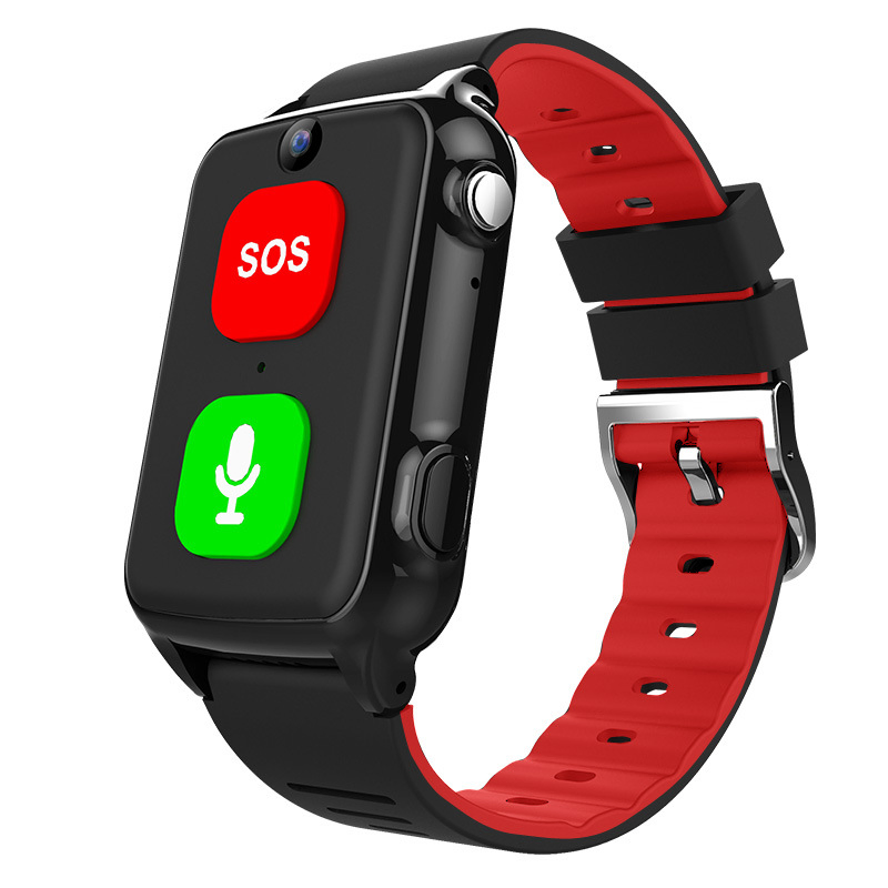 Custom Electric Fence Fall Alert Sos GPS Position Senior Bracelet SIM Card Smartwatch 4G Elderly Smart Phone Watch 4G Tracking