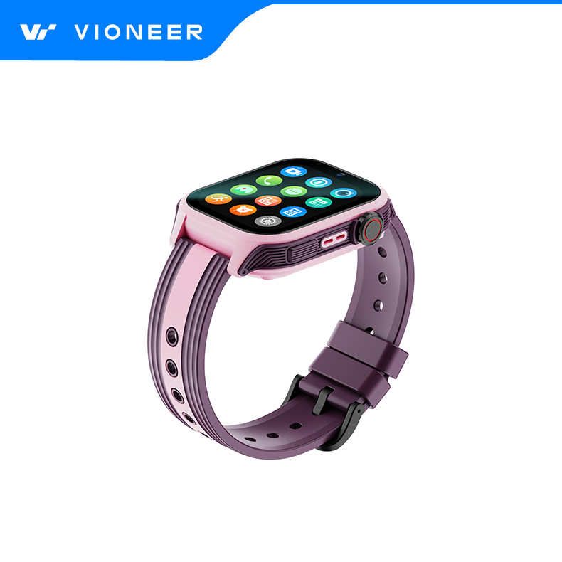 Vioneer Global 4G LTE Multiple High Precise Tracking Safe Zone History Playback 24 Hours Safeguard Child GPS Phone Watch