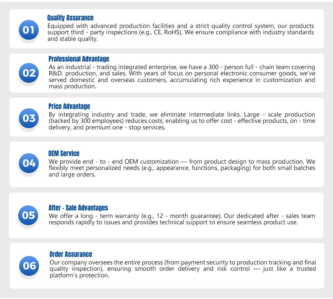 Our Advantages Infographic