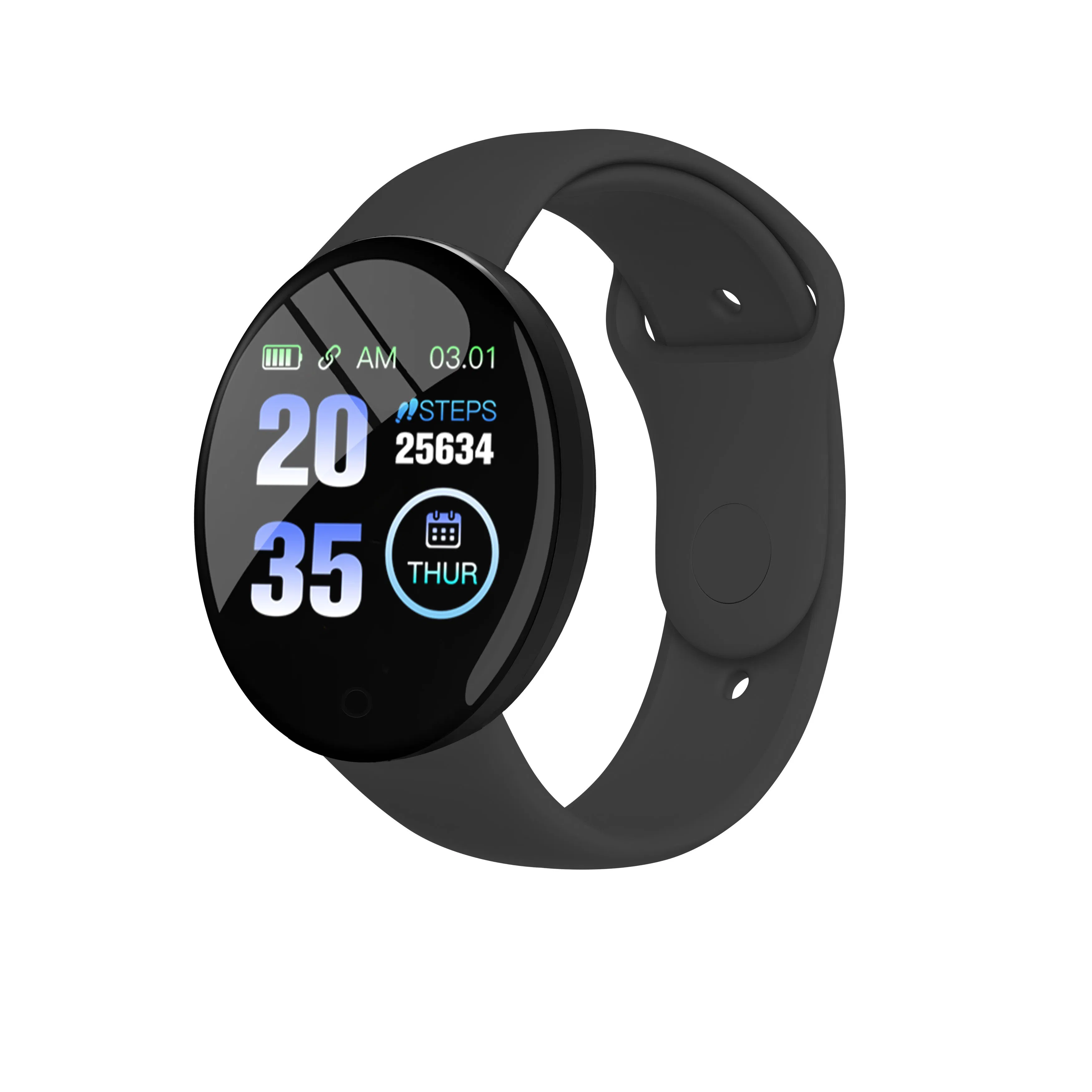 D18s Smart Watch Macaron Bt Fitness Tracker Bracelet Sport Heart Rate Blood Pressure Sleep Monitoring Smartwatch