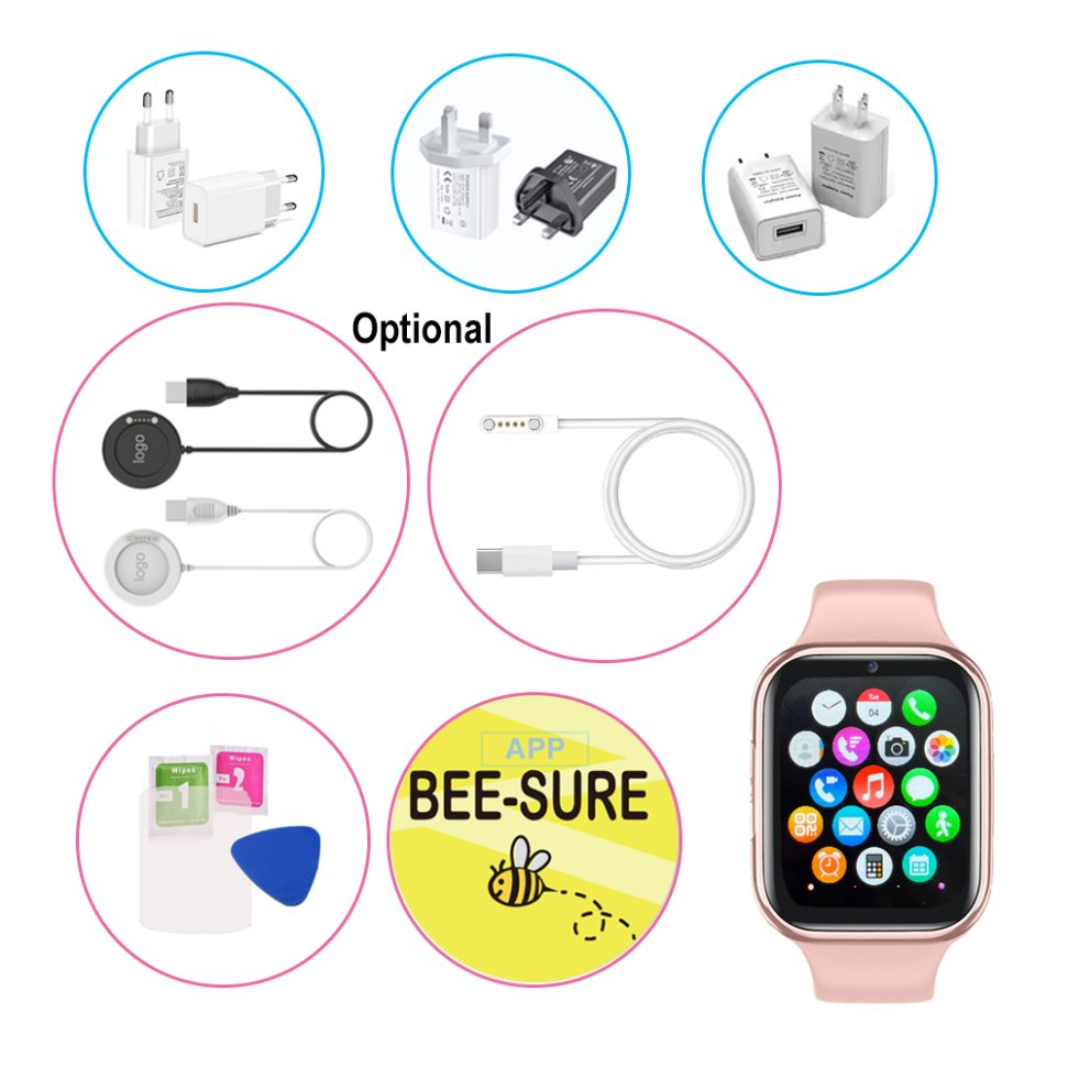 Wholesale new Design 4G IP67 Waterproof Kid GPS Smart Watch with Two Way Video Voice Call for Daily Chat D36N
