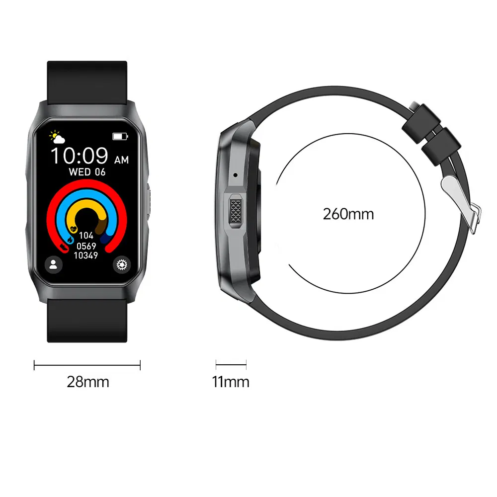 Top quality China factory IP68 waterproof senior healthcare intelligent smart bluetooth watch with SOS emergency call heart rate blood pressure SPO2 monitor E69