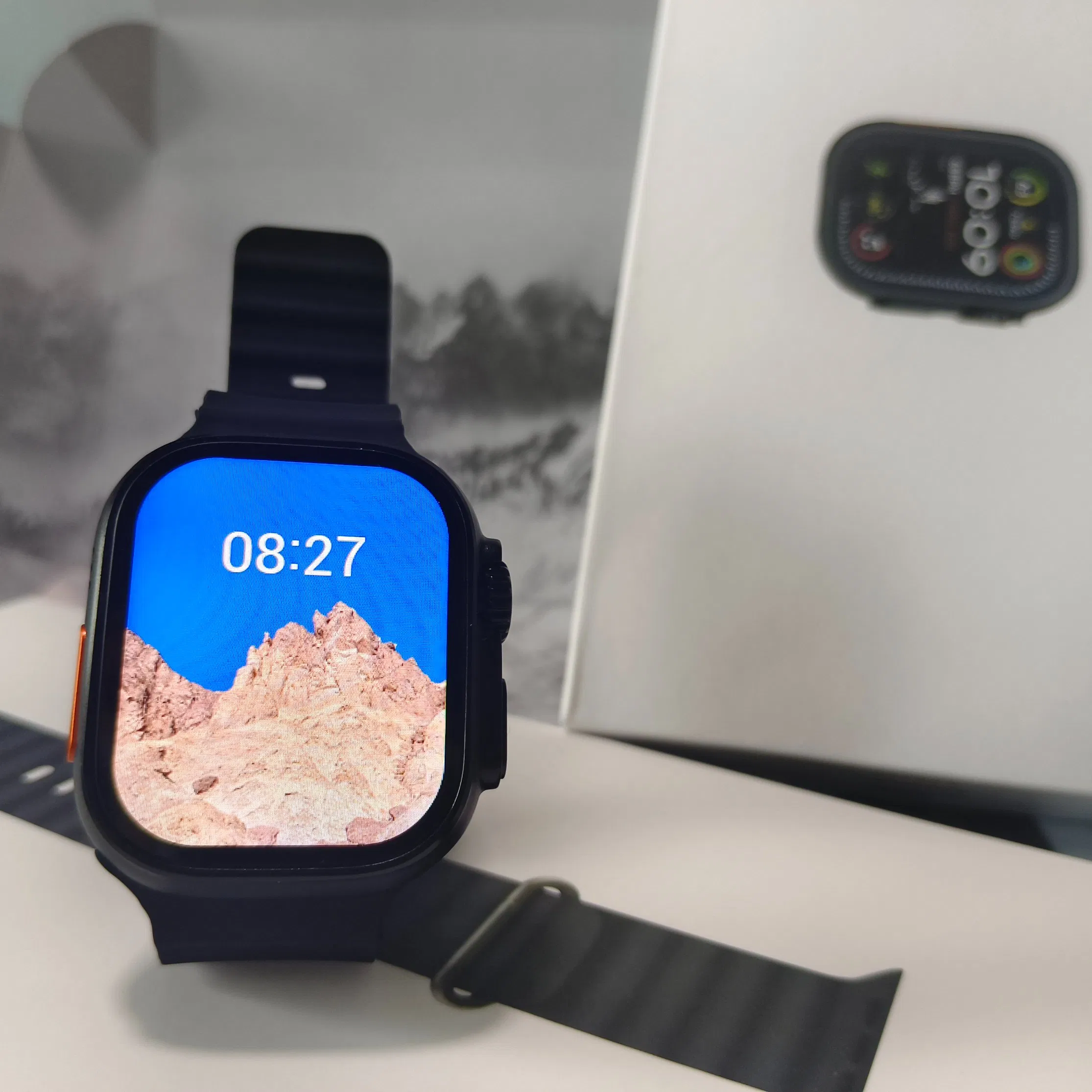 AAA+++ High Quality The High-Quality Smartwatch Ultra 2 Supports Functions Such as Blood Pressure &amp; Oxygen Monitoring and Heart Rate &amp; ECG Monitoring etc
