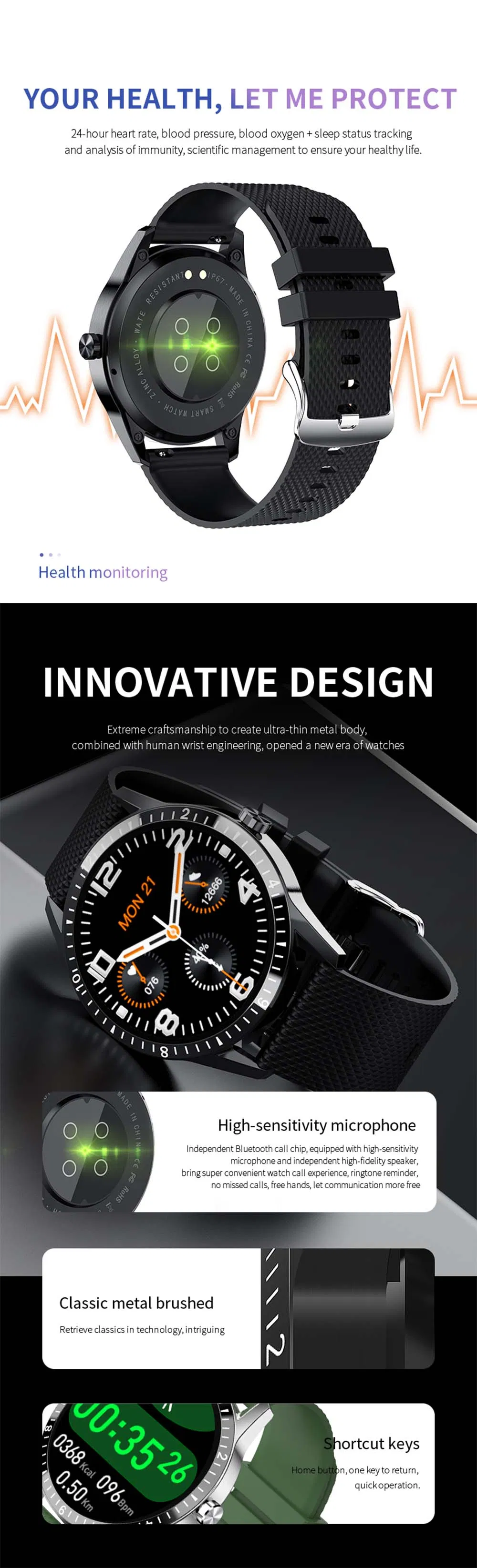 Y20 Smartwatch View 3