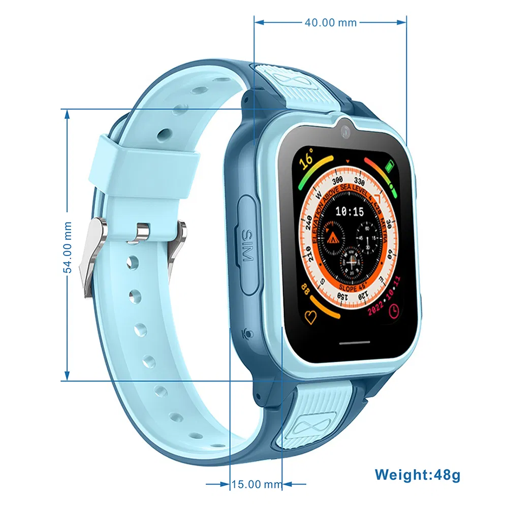 New Design 4G Colorful Touch Screen Kids GPS Tracker Watch with Two way Call for Live Video Communication D36U