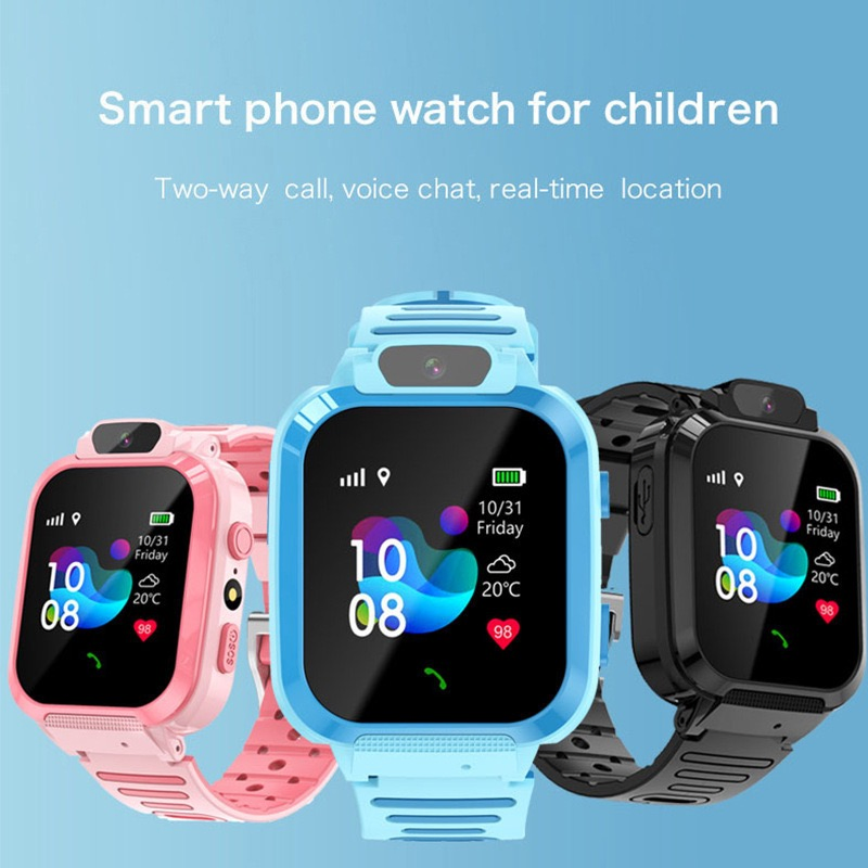 Waterproof Children's Smart Phone Watch Q12 with GPS Positioning