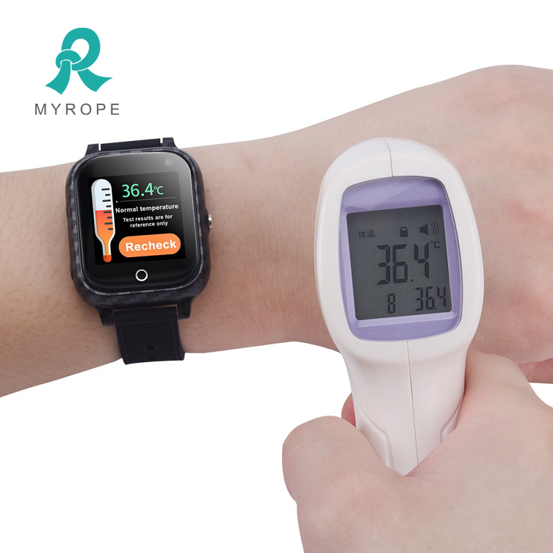 GPS Watch for Eldery Support Temperature Monitor Two Way Communication Watch Real Time GPS Watch