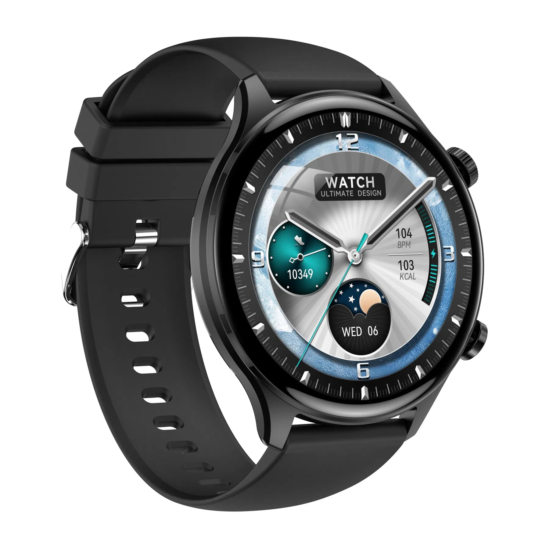 Promotion gift IP68 waterproof senior healthcare electronic smart bluetooth watch with heart rate blood pressure SPO2 monitoring HK75