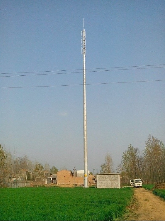 Free Standing Steel WiFi Telecom Communication Cellular Monopole Tube Telecommunication Tower