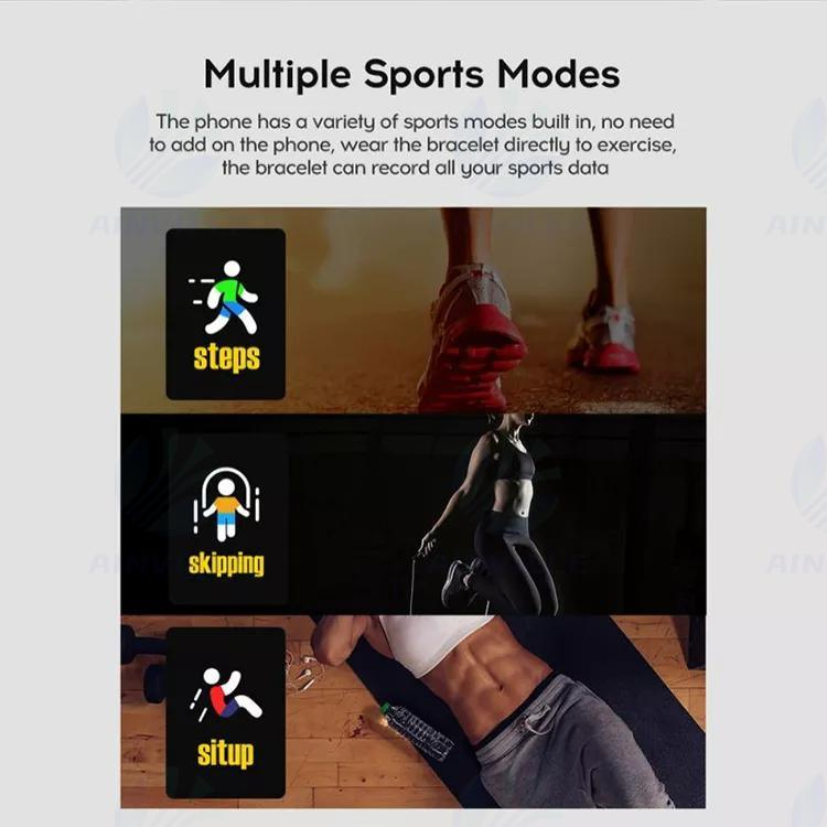 Hot Sale Heart Rate Blood Pressure and Oxygen Monitoring 116s Smart Watch for Health Tracking