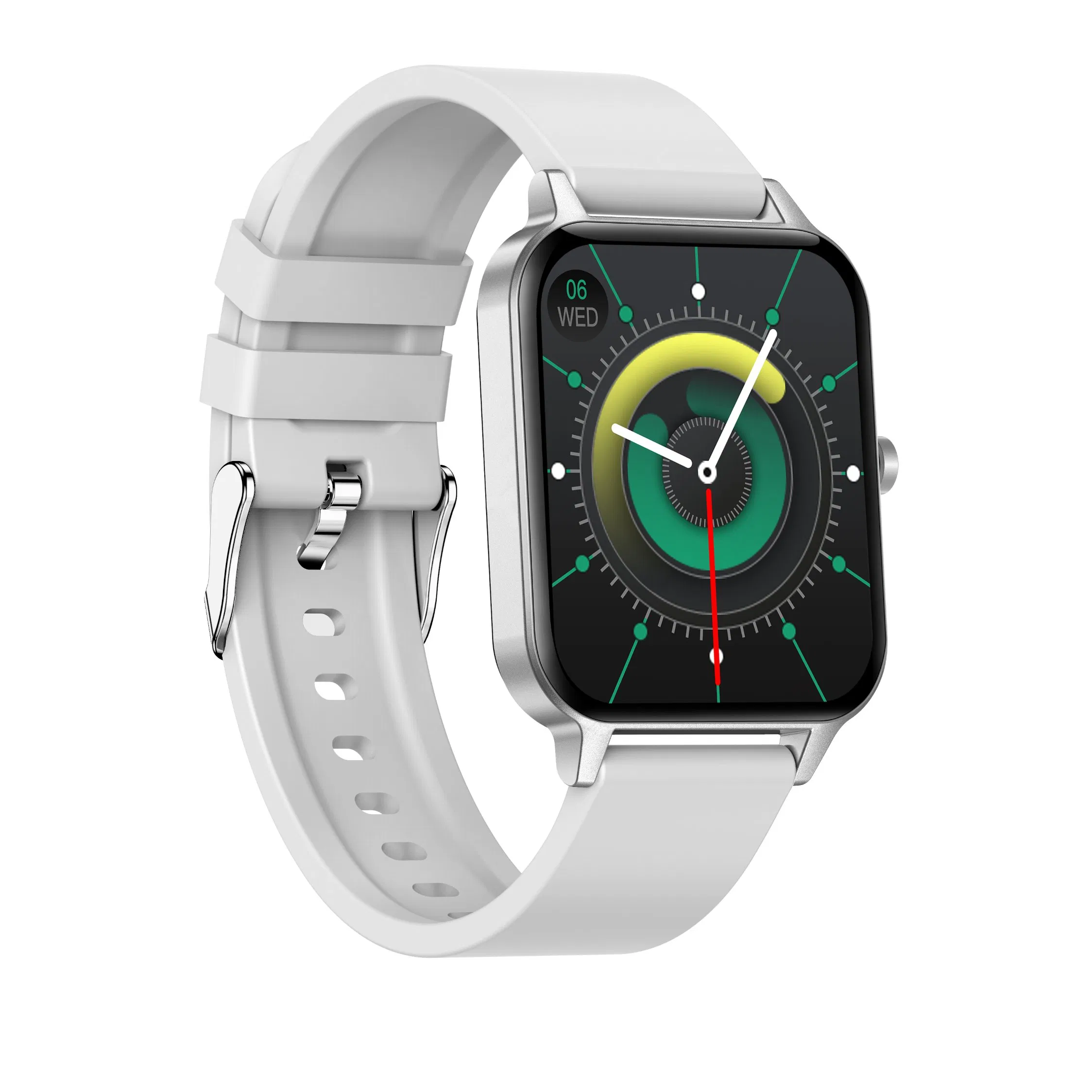 Wearable Wristband Health Super Slim Square Voice Speaker Smart Calling Watch for Women Men