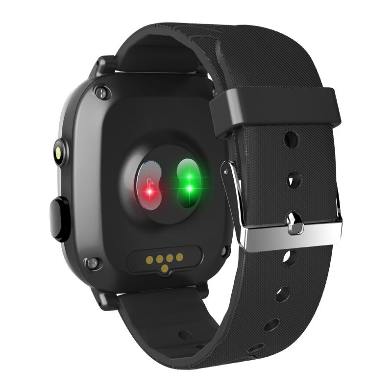 New launched IP67 Waterproof 4G LTE Video Call security GPS Tracking Tracker Smart Watch with Fall Down Detection HR Blood Pressure D4L