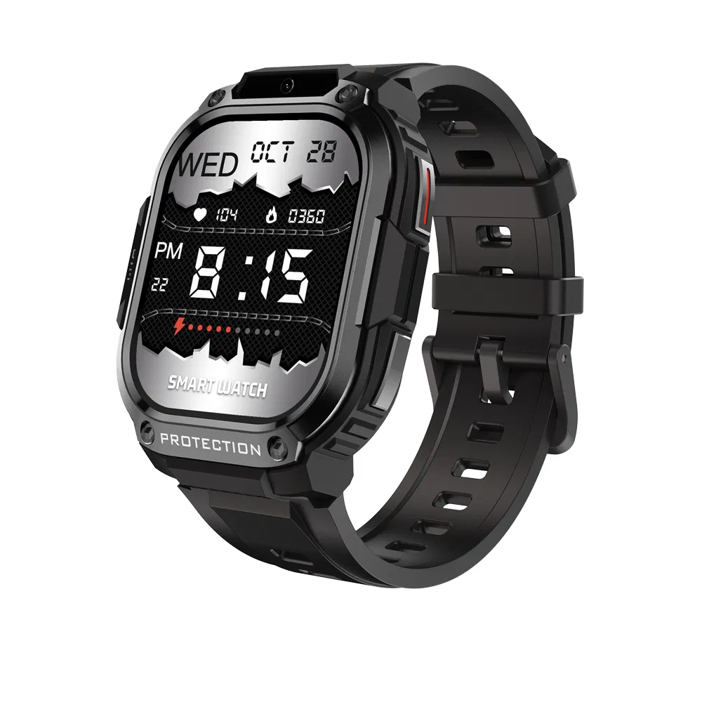 Top quality China factory 4G IP67 waterproof Android 8.1 smart bluetooth phone watch with HRV heart rate blood oxygen monitor for senior healthcare D63