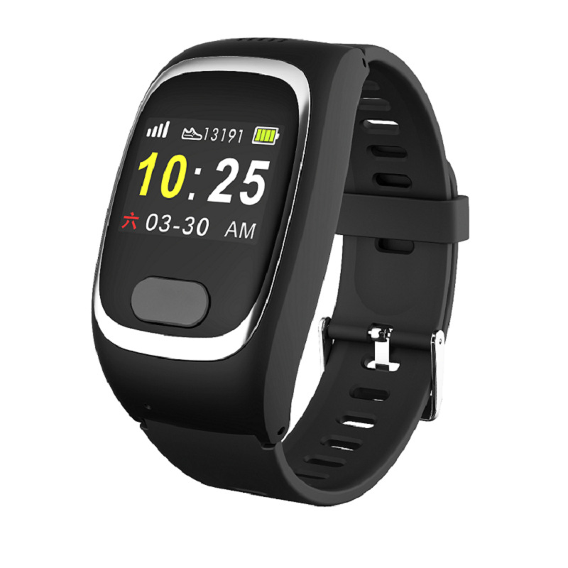 Fall Alert Heart Rate Health Sos GPS Smart Watch Elderly Men Women