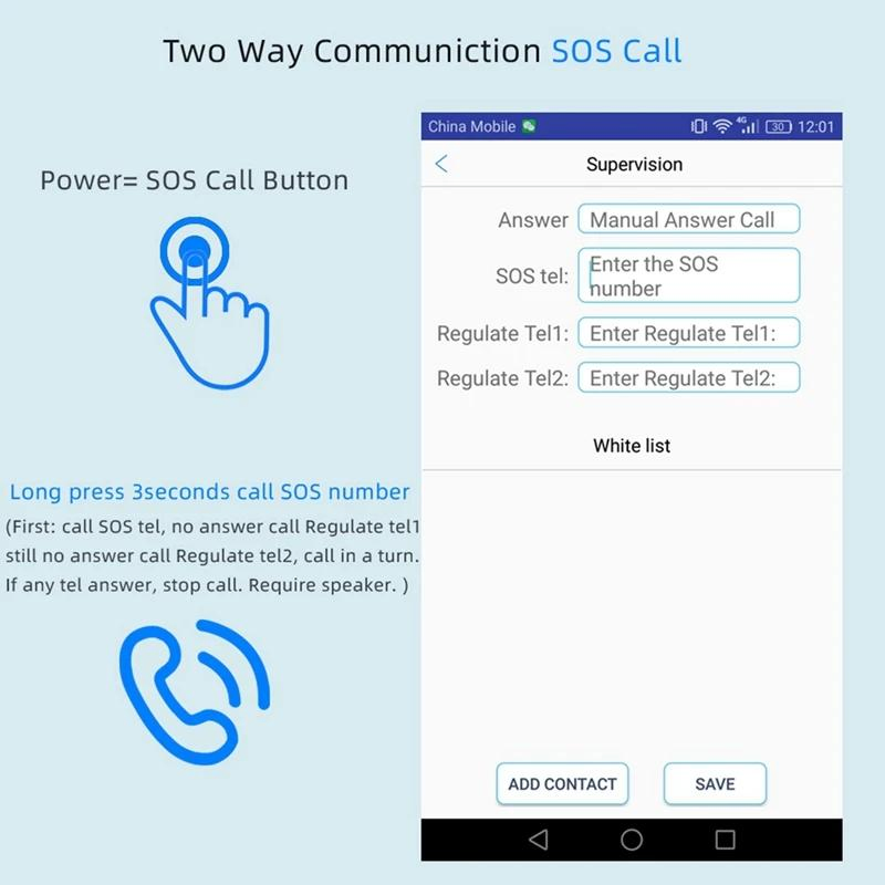 Mini Size GPS Tracker Real Time Tracking Locator Device for Car Kids Elderly Men Anti-Lost Recording Tracker N0hf
