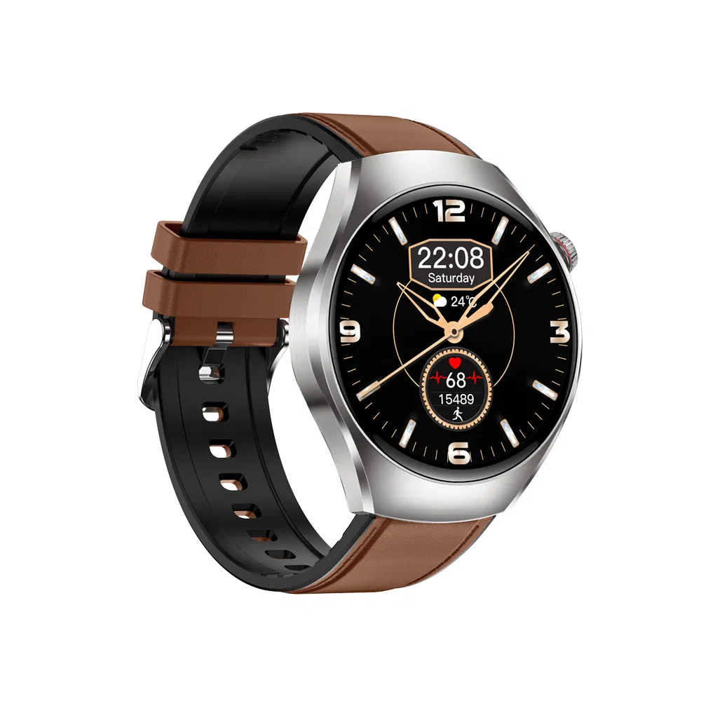 2026 Best IP68 waterproof digital BT Smart Watch ECG SOS emergency call with heart rate blood pressure monitor for senior healthcare E460