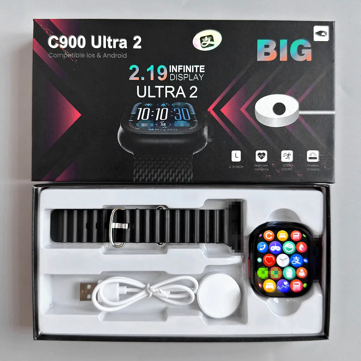 Smart Watch Bluetooth Calling Watch with Heart Rate Monitor, Step Counter, Blood Pressure Measurement, Health Tracking, Smart