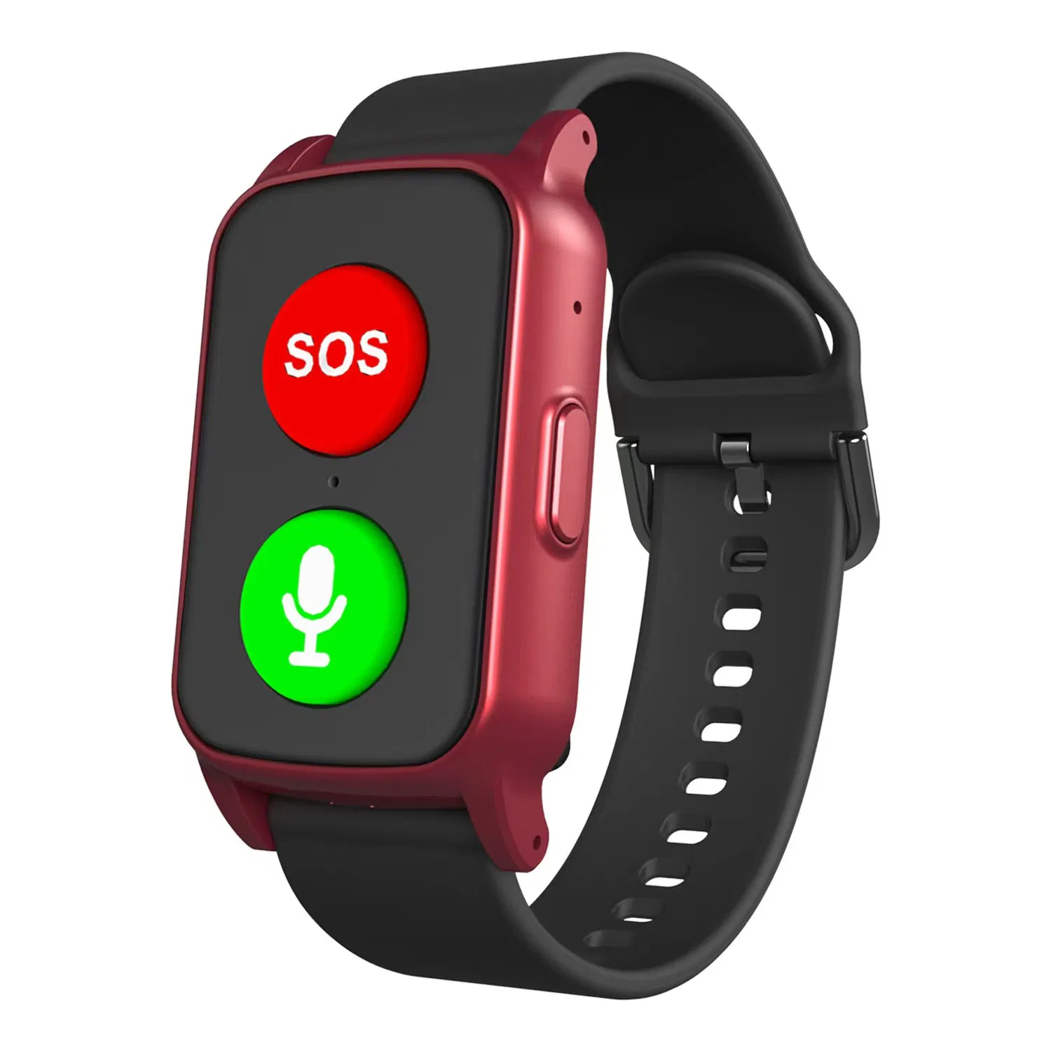GPS Smartwatch for Elderly with Sos Voice Button 4G Portable Emergency Smart Watch for Elderly