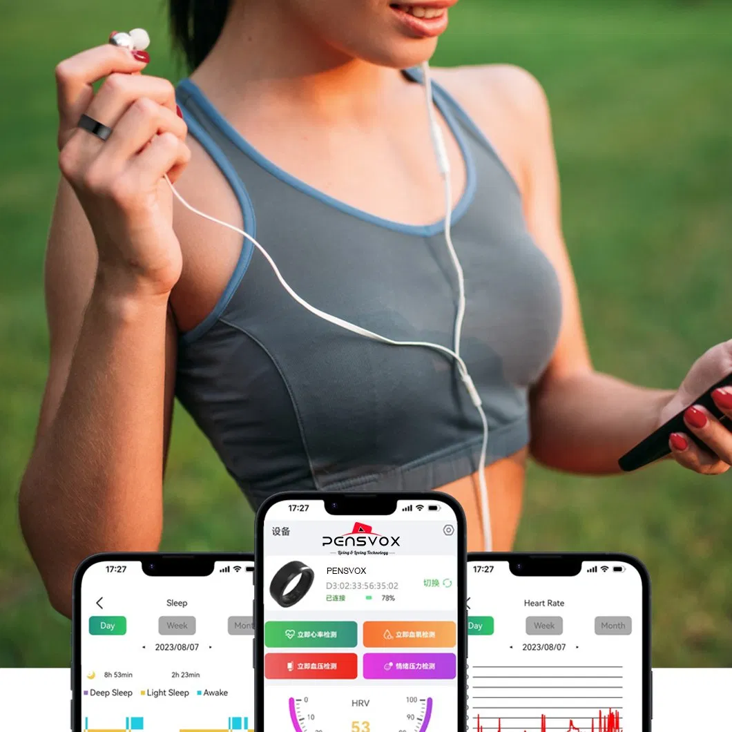 Lanke. Ltd Wearable Sensor Technology Embedded in Smart Jewellery Collection with Smartphone APP for Bluetooth Smart Rings Bluetooth Medical Alert Devices